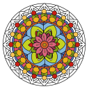 Cover image of Mandala Coloring Book